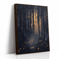 AL0252 - Premium Art Print - Brown Framed Canvas image 1