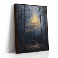 AL0254 - Premium Art Print - Brown Framed Canvas image 1