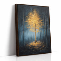 AL0255 - Premium Art Print - Brown Framed Canvas image 1