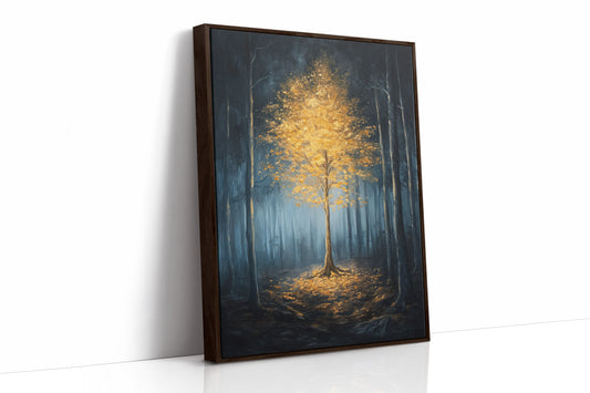 AL0255 - Premium Art Print - Brown Framed Canvas image 1