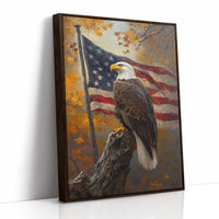 AL0257 - Premium Art Print - Brown Framed Canvas image 1