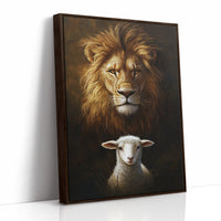 AL0260 - Premium Art Print - Brown Framed Canvas image 1