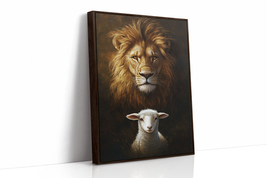 AL0260 - Premium Art Print - Brown Framed Canvas image 1
