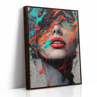 AL0262 - Premium Art Print - Brown Framed Canvas image 1