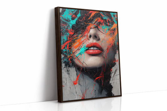 AL0262 - Premium Art Print - Brown Framed Canvas image 1