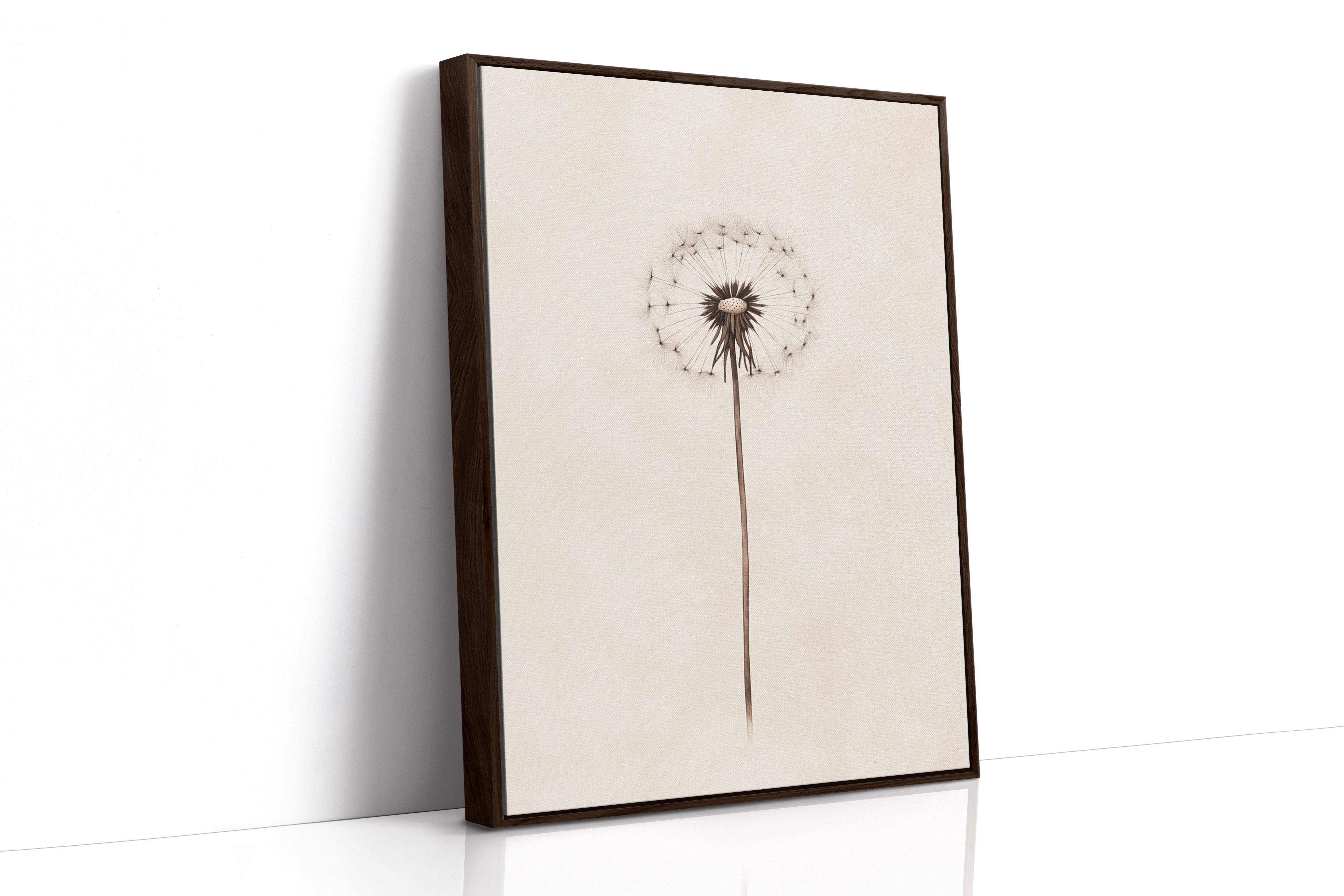 AL0265 - Premium Art Print - Brown Framed Canvas image 1