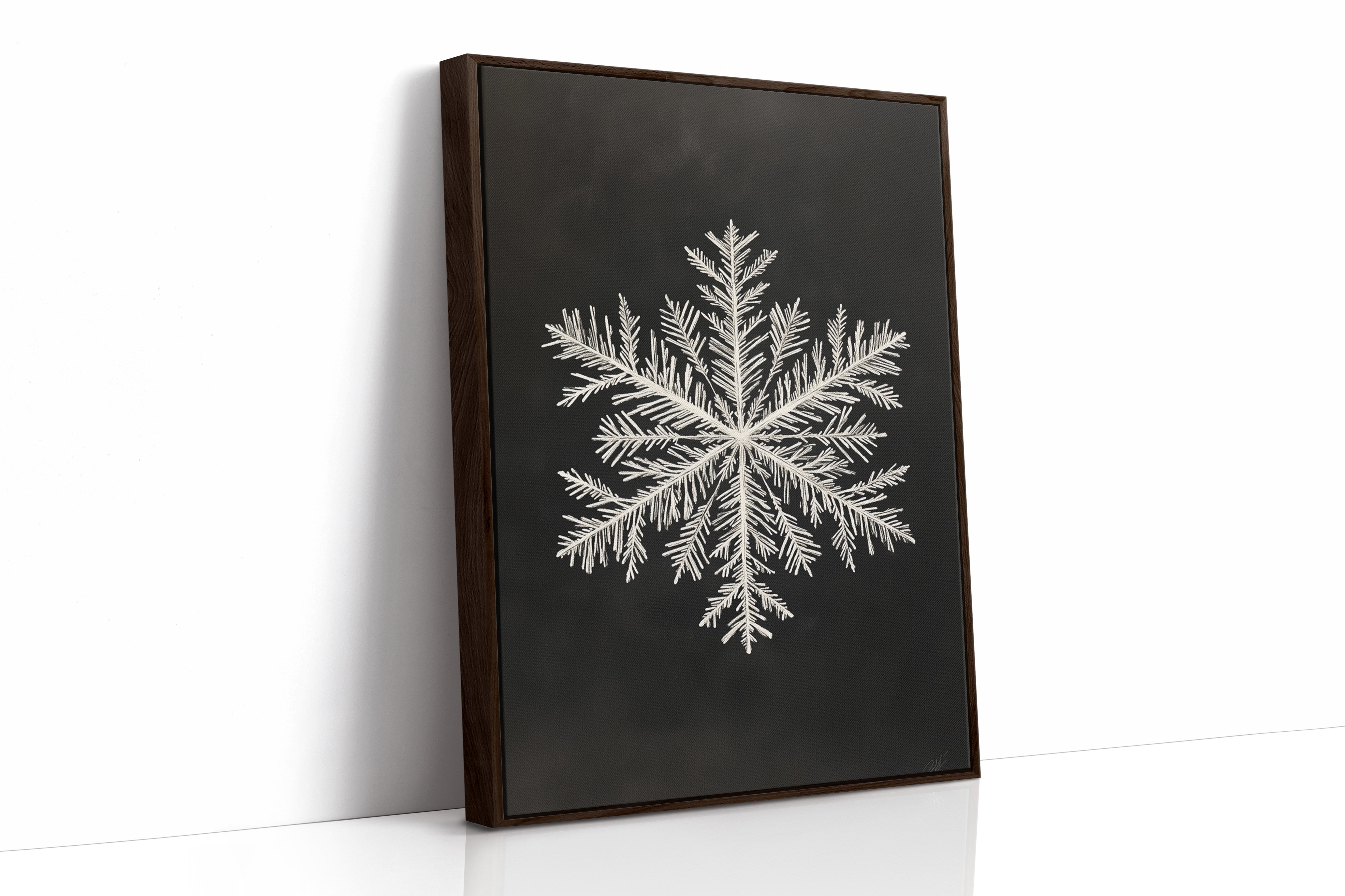 AL0269 - Premium Art Print - Brown Framed Canvas image 1