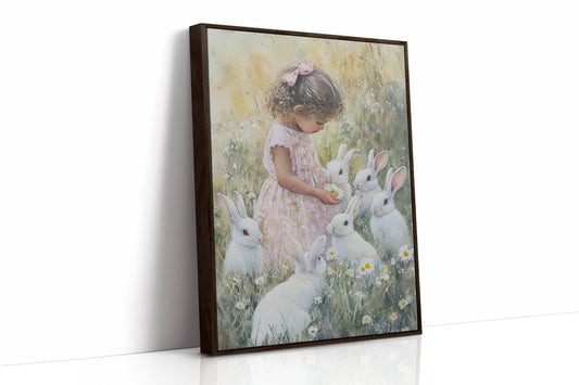 AL0279 - Premium Art Print - Brown Framed Canvas image 1