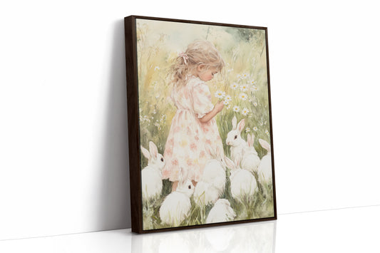 AL0280 - Premium Art Print - Brown Framed Canvas image 1