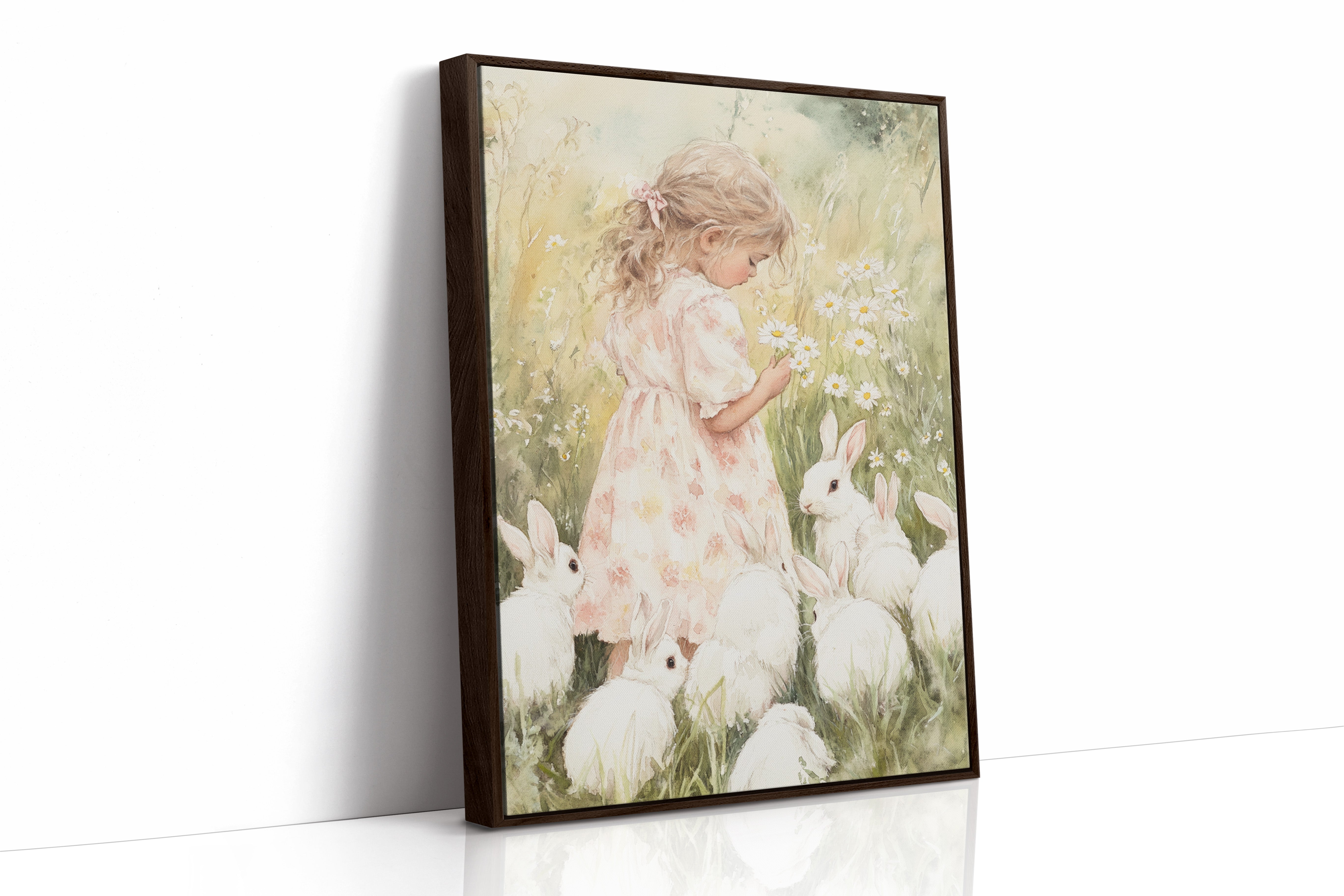 AL0280 - Premium Art Print - Brown Framed Canvas image 1