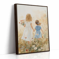 AL0281 - Premium Art Print - Brown Framed Canvas image 1