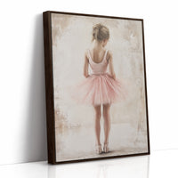 AL0283 - Premium Art Print - Brown Framed Canvas image 1