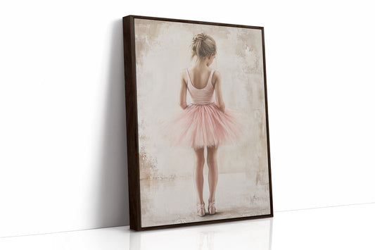 AL0283 - Premium Art Print - Brown Framed Canvas image 1