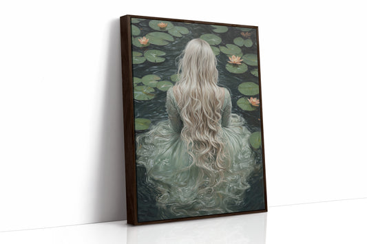 AL0299 - Premium Art Print - Brown Framed Canvas image 1