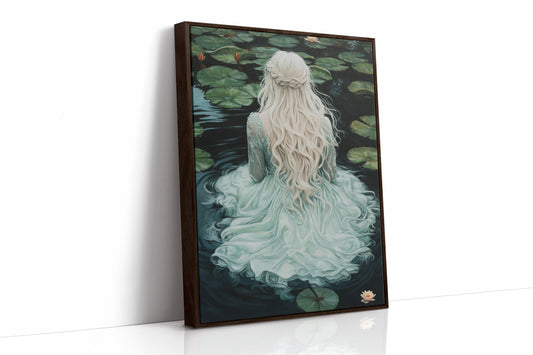 AL0301 - Premium Art Print - Brown Framed Canvas image 1