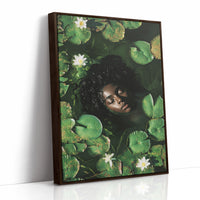 AL0304 - Premium Art Print - Brown Framed Canvas image 1