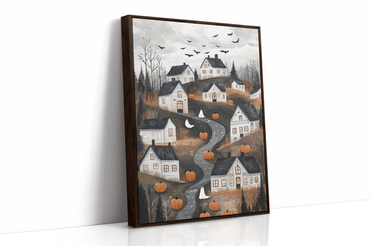 AL0308 - Premium Art Print - Brown Framed Canvas image 1