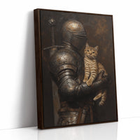 AL0309 - Premium Art Print - Brown Framed Canvas image 1