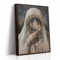 AL0310 - Premium Art Print - Brown Framed Canvas image 1