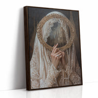 AL0311 - Premium Art Print - Brown Framed Canvas image 1