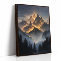 AL0313 - Premium Art Print - Brown Framed Canvas image 1