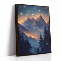 AL0314 - Premium Art Print - Brown Framed Canvas image 1