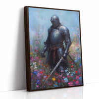 AL0315 - Premium Art Print - Brown Framed Canvas image 1
