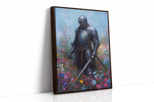 AL0315 - Premium Art Print - Brown Framed Canvas image 1