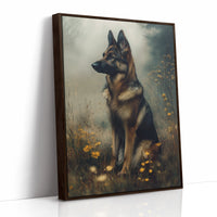 AL0316 - Premium Art Print - Brown Framed Canvas image 1