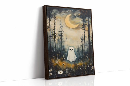 AL0317 - Premium Art Print - Brown Framed Canvas image 1
