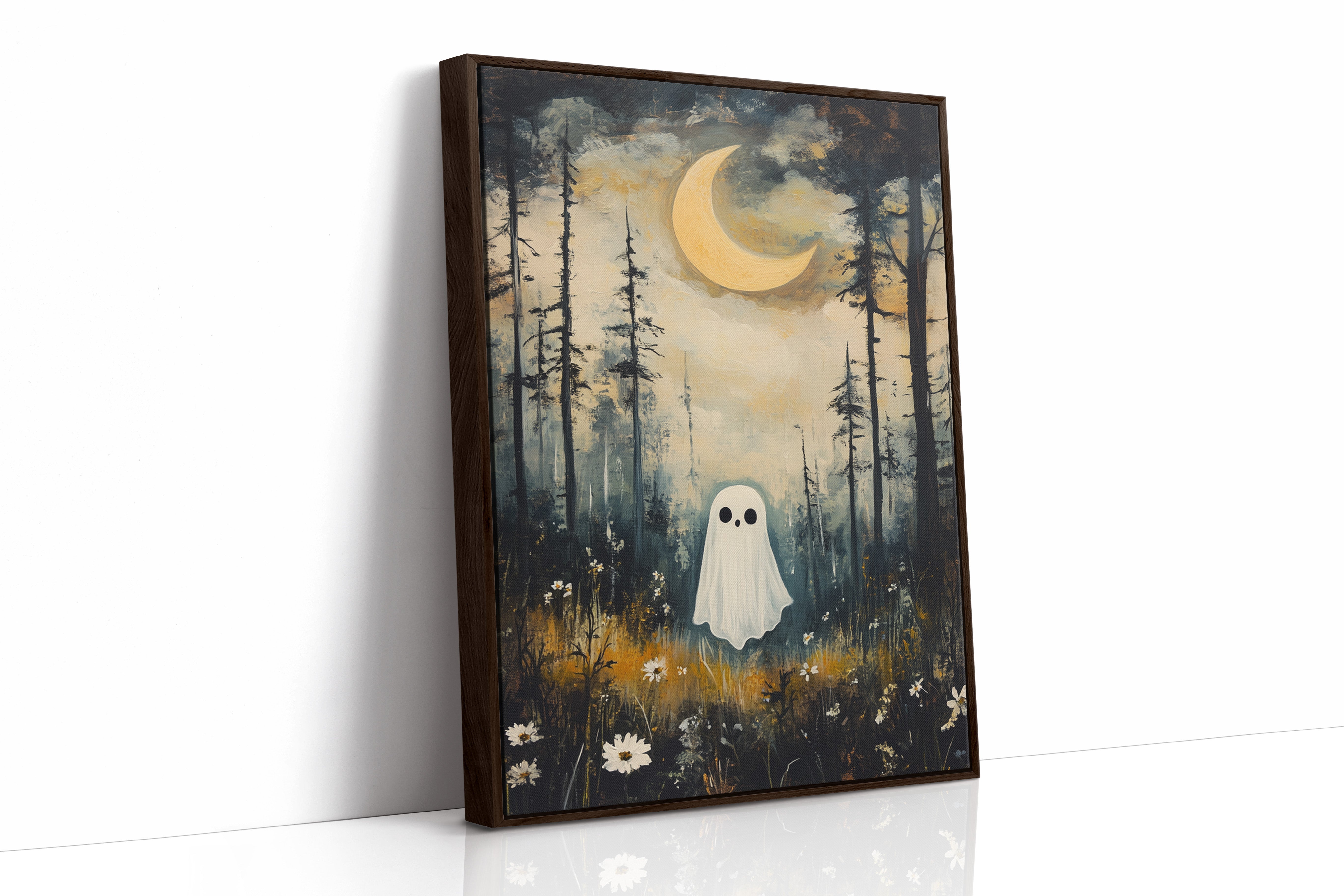 AL0317 - Premium Art Print - Brown Framed Canvas image 1