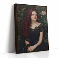 AL0320 - Premium Art Print - Brown Framed Canvas image 1
