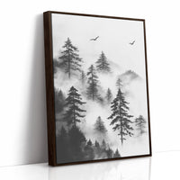 AL0449 - Premium Art Print - Brown Framed Canvas image 1