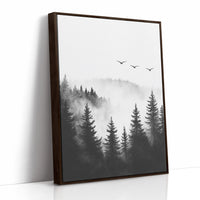 AL0450 - Premium Art Print - Brown Framed Canvas image 1