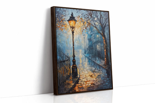 AL0727 - Premium Art Print - Brown Framed Canvas image 1