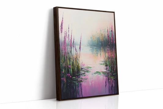 AL0728 - Premium Art Print - Brown Framed Canvas image 1