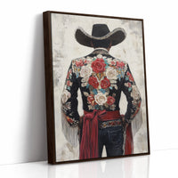 AL0732 - Premium Art Print - Brown Framed Canvas image 1