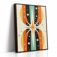 AL0733 - Premium Art Print - Brown Framed Canvas image 1