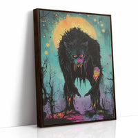 AL0738 - Premium Art Print - Brown Framed Canvas image 1