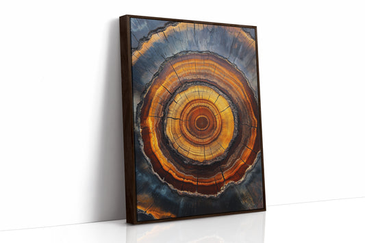 AL0739 - Premium Art Print - Brown Framed Canvas image 1