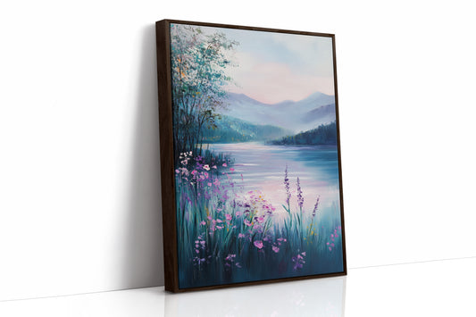 AL0741 - Premium Art Print - Brown Framed Canvas image 1