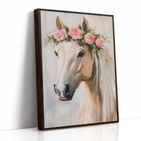 AL0744 - Premium Art Print - Brown Framed Canvas image 1