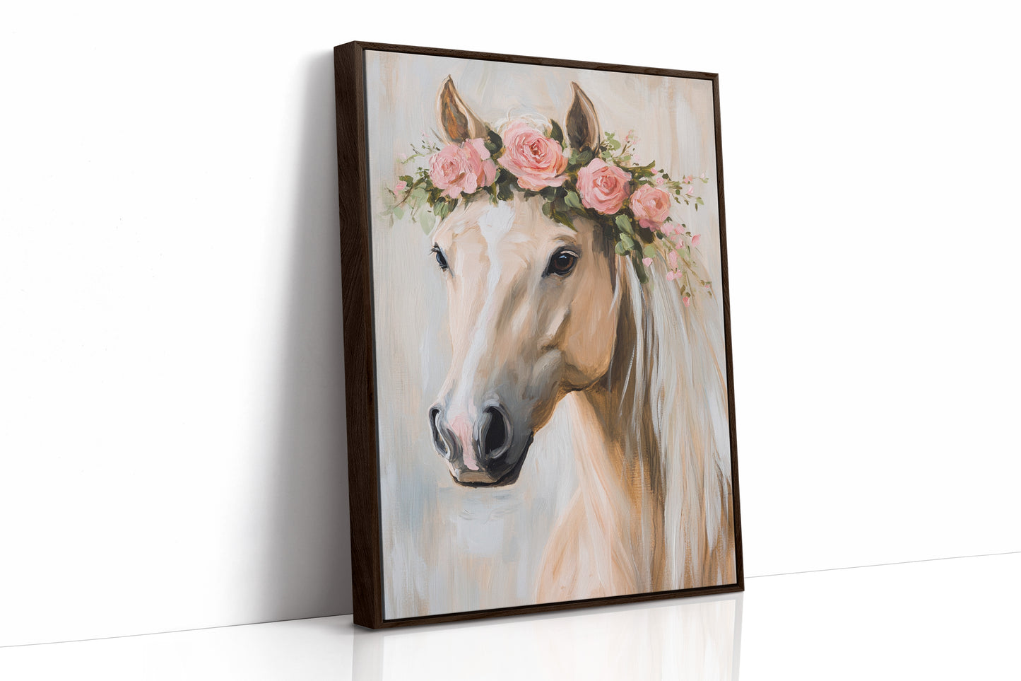 AL0744 - Premium Art Print - Brown Framed Canvas image 1