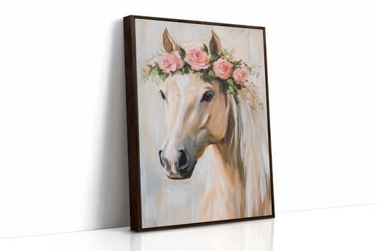 AL0744 - Premium Art Print - Brown Framed Canvas image 1