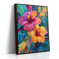 AL0745 - Premium Art Print - Brown Framed Canvas image 1