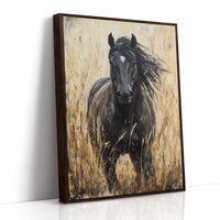 AL0746 - Premium Art Print - Brown Framed Canvas image 1