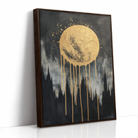 AL0747 - Premium Art Print - Brown Framed Canvas image 1