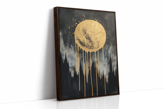 AL0747 - Premium Art Print - Brown Framed Canvas image 1