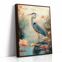 AL0748 - Premium Art Print - Brown Framed Canvas image 1