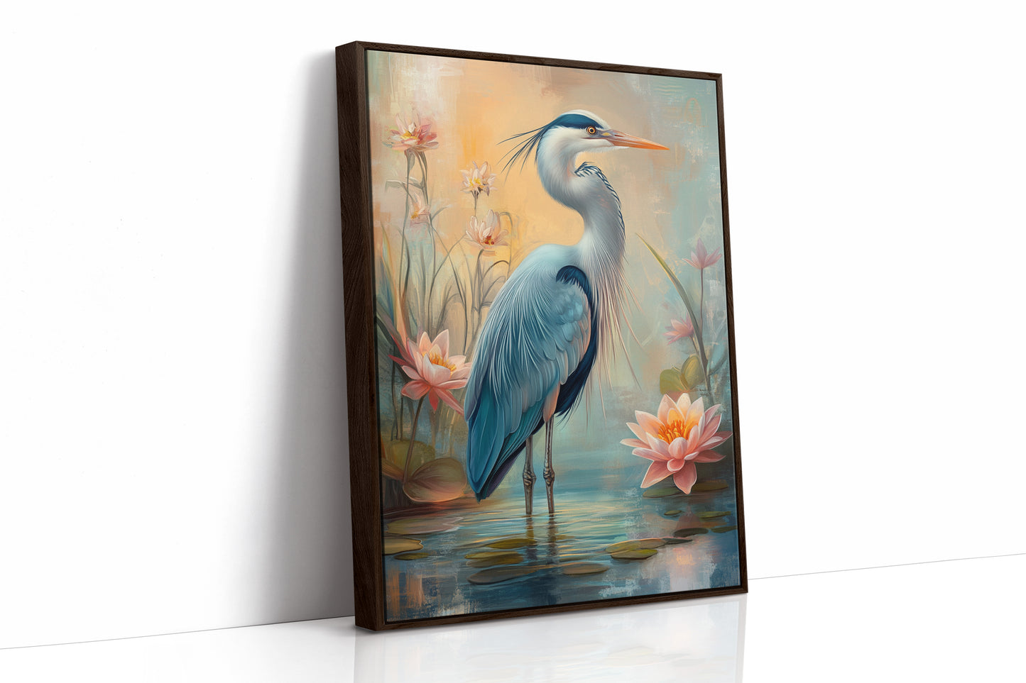 AL0749 - Premium Art Print - Brown Framed Canvas image 1